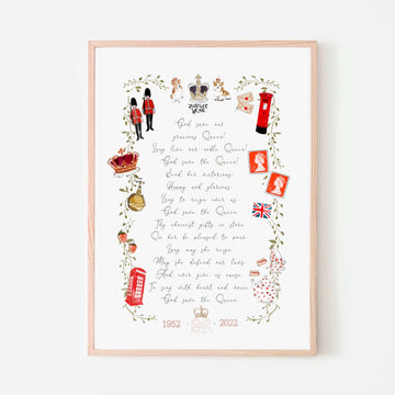 God Save The Queen Print