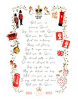God Save The Queen Jubilee Memento Print